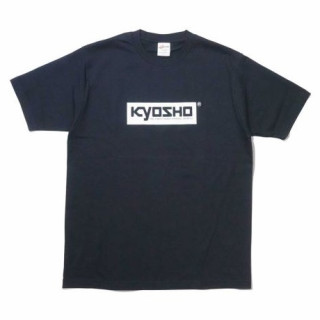 KYOSHO ボックスロゴTシャツ(ネイビー/XL) [KOS-TS01NV-XL]