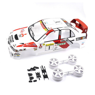 1/10三菱ランサーエボIVラリープレペイントボディ [YABY-0002]