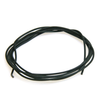 シリコン銀コード20G(黒120cm) [EG-3879U-BK]