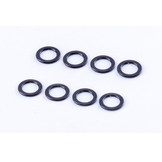 アルミ製 スペーサー (Φ4×Φ6 1.0mm厚 8枚入) [RC-A4610]