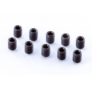 M3×4mm セットスクリュー (平先 10個入) [RC-SS304H]