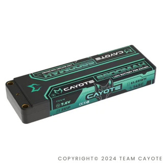 レーシングリポバッテリー 5300mAh 145C 2S1P 7.6V 40.28Wh [CYE532S145]