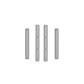 フロントアクスル＆キングピンセット (RC12L) [AS4487]