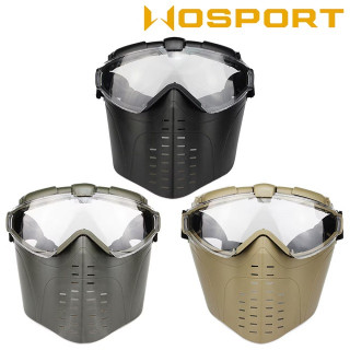 電動ファン内蔵フルフェイスゴーグル BK [WMA24BK]