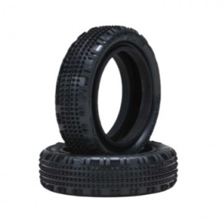 フュージョンスリム1/10イエロー 2WD フロント タイヤ [YAU-6901A]