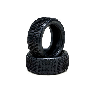 シャード 1/10 フロント イエロー 4WD フロント タイヤ [YAU-6907A]