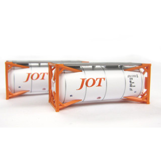 ISO20ftタンクコンテナ(日本石油輸送・オレンジ・2個入) [3194]