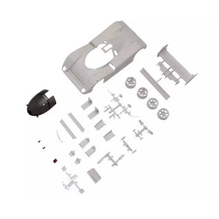 JAGUAR XJR-14 ホワイトボディセット (未塗装/RWDホイール付)  [MZN239]