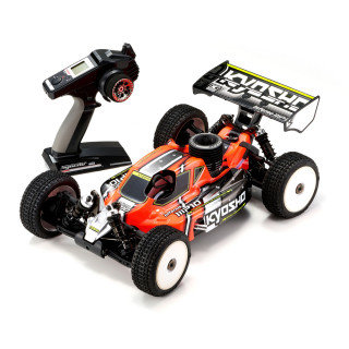 【予約】 1/8 GP 4WD レーシングバギー レディセット インファーノ MP10 カラータイプ1 レッド *33025T1S
