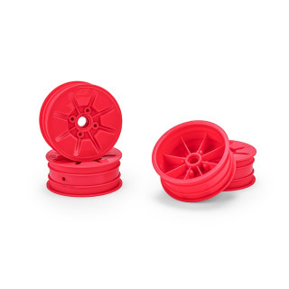 パイオニア-RC10用2.2インチフロントホイール(ピンク) [JC-3463P]