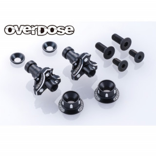 アルミワンピースアクスルシャフト Type-2(For OD/RWD フロント [OD3985]