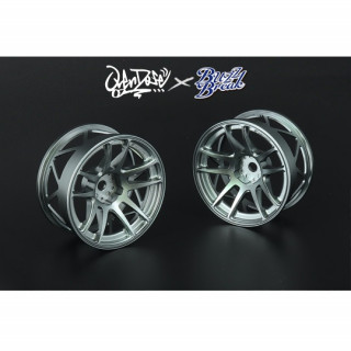 VALINO N820S アルミホイール OVERDOSE ver.UL-SPEC 26mm(チタンシルバーアルマイト/ OFF+7) 2pcs [BB-RW-038]