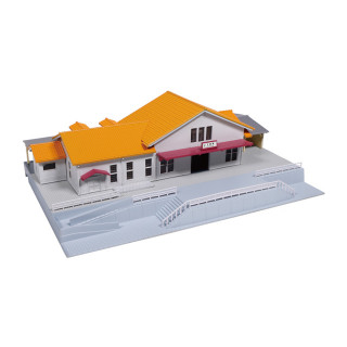 近郊形地上駅舎(オレンジ屋根)        [23-211C]