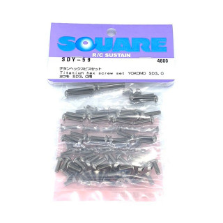 チタンヘックスビスセット ヨコモSD3.0用 [SDY-59]