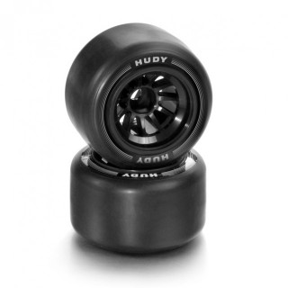 HUDY 1/10F1ラバータイヤ接着済みV2(2pcs) [803082#3]