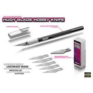 HUDY 替え刃(10pcs/ホビーナイフ用) [188984#3]