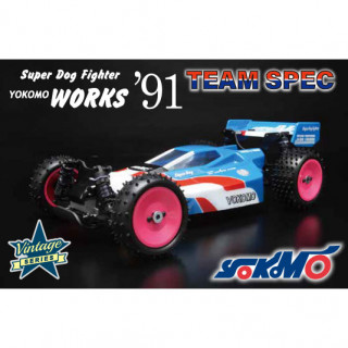 【予約】 スーパードッグファイター ワークス91 チームスペック 1/10 EP 4WDバギー *YZ-W91TS