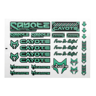 CAYOTE ステッカー ホビー用 (２枚入) [CAFS03]