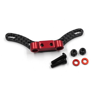 アルミ&グラファイトフロントショックタワー Kyosho Fazer D2 FZD2 [KYFZ-029RD]