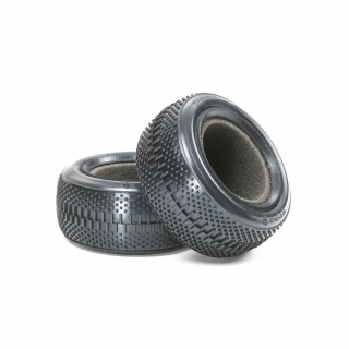 4駆前輪 デュアルブロックタイヤ C(62/25)  [OP-1187]