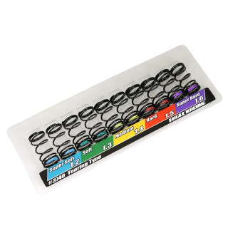 1/10不等ピッチスプリングセット ツーリング用BK(5種×各2本) [EG-3740U3-BK]