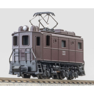 Cタイプ機関車 欧州風電機/茶色 [A1539]