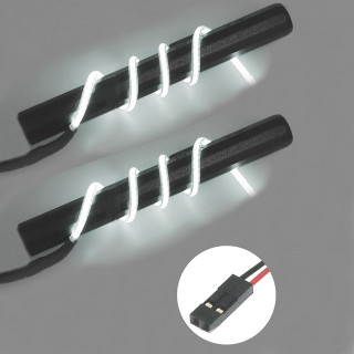 Φ2フレキシブルLED 70mmダブル (WH) [LED-19-7D-WH]