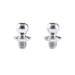 SPM チタン製 ロッドエンドボール(Φ4.3mm、首短タイプ、SS、2 [RT-006SN3]