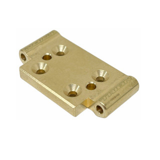 スキッドが±2度変わる!丈夫で重い真鍮フロントサスマウント(ヨコモ2WDバギー用) [TE-BFSYK275]