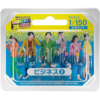takeda 1/150 ジオラマ人形 3Dフルカラー 6体入り コンセプトシリーズ ビジネス2 [55-0100]