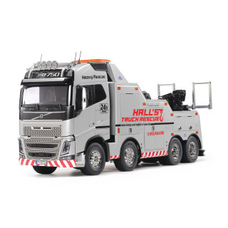 1/14RC ボルボ FH16 グローブトロッター 750 8×4 レッカートラック(シルバーエディション)  [47528]