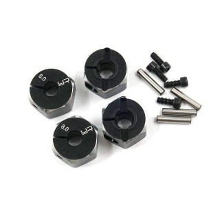 アルミクランプ式六角ホイールハブ8mm厚 [WA-041BK]