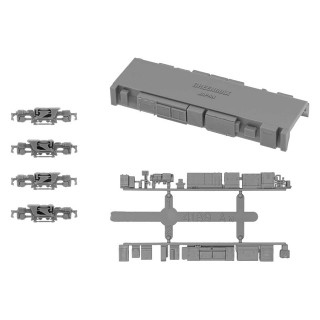 動力台車枠・床下機器セット C-04(TH600（グレー）＋4189AM／Tpu Mカバー) [8534]