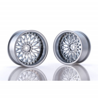 ヤバKING MESH (マットクローム/OFF+10) 2pcs [OD2028c]