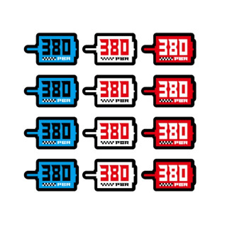 380モーターステッカー [PBRW-003W]