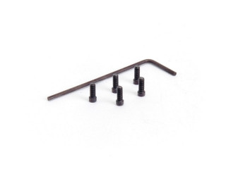 M2×5 Cap スクリューセット(ブラック) 5pcs [HS-69093B]