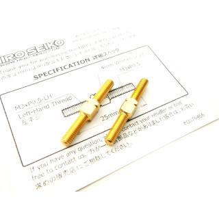 アルミターンバックルセット M3×25(Gold) 2pcs [HS-48534B]