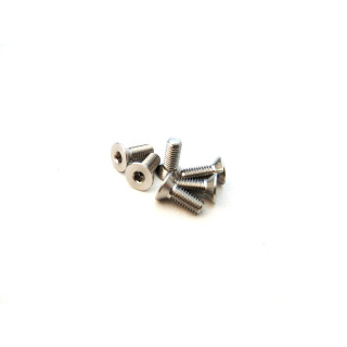 高精度切削ステンレスヘックス皿ビス M3×10 (6pcs)  [HS-48559B]