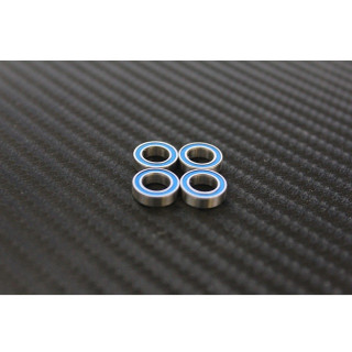 ハイクオリティボールベアリング6x10x3mmブルーシールド4個 [MI-MR106RS-BL4]