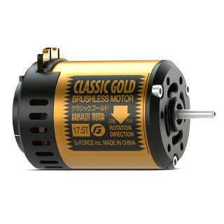Classic Gold Brushless Motor 17.5T [G0461]