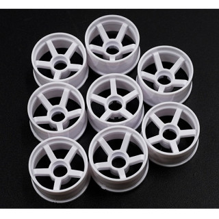 プラスチックワイドリムセット ホワイト11x20mm(0/+1/+2/-1) Mini-ZRWD [WL-0185WT]
