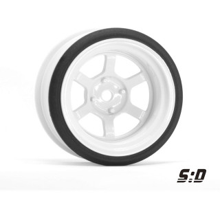 V16D #37 ペインテッドホワイト 13mm 2pcs [SD-10184]