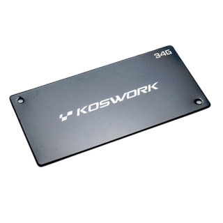 ブラックスチールバッテリーウェイト(ショートサイズ) 34g 94X4 [KOS04242]