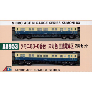 クモニ83-0番台 スカ色 三鷹電車区 2両セット [A8953]