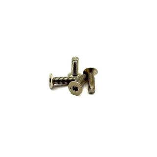 チタンヘックス110皿ビス M3×8 (4pcs) [HS-38158]
