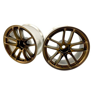 WORK EMOTION CR Shigoku WHEEL CONCAVE off6 Titan Bronze 2pcs [LW-1006TB]