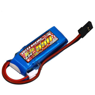 ワークスレシーバーパック Li-Fe 550mAh 6.6V 15C＋α 単四俵タイプ [EG-3833U3]