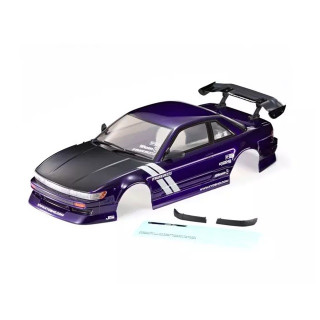 日産シルビアS13チューンド・バージョンパープルデコレーションボディセット [FAB619PL]