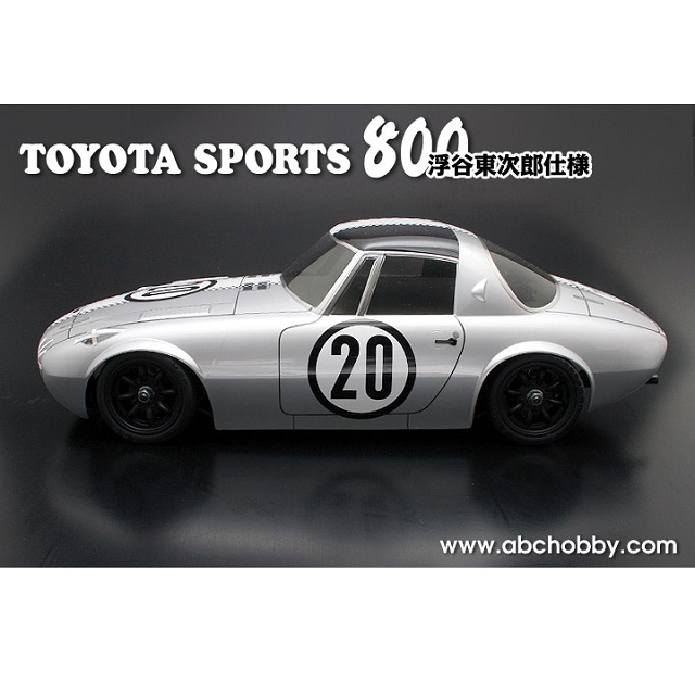 1/10電動Mシャーシ用トヨタ スポーツ800浮谷東次郎仕様 [ABC