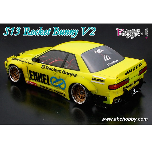 1/10電動TC/ドリフト用S13 Rocket Bunny V2 [ABC-67174 1/10電動TC/ドリフト用S13 Rocket Bunny V2 [ABC-67174